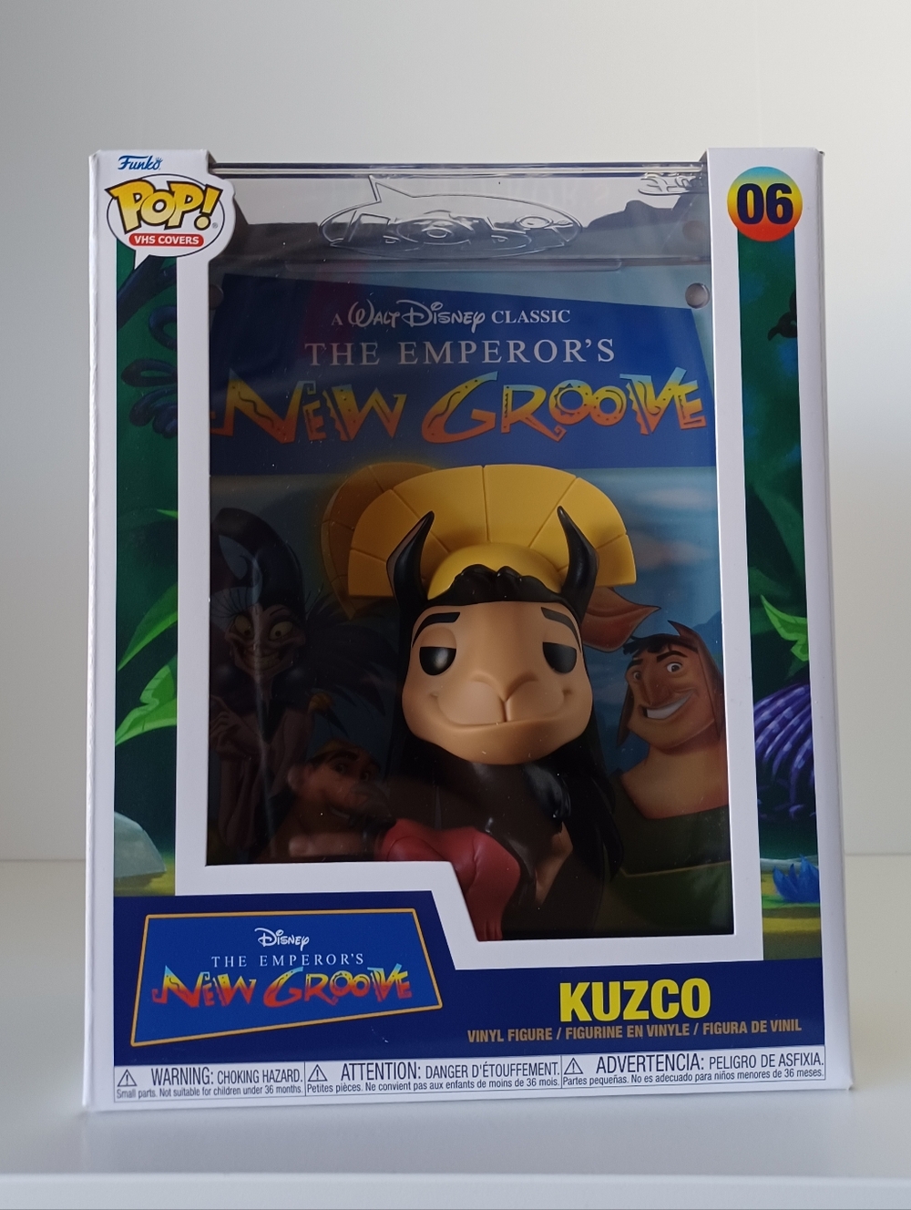 Disney Kuzco The Emperor's New Groove 06 VHS Cover Vinyl Figure Funko Pop